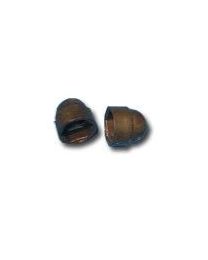 Topper Black nut cover pack of 2